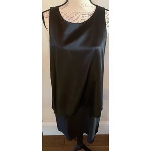 Theory Satin Perfect Black Dress